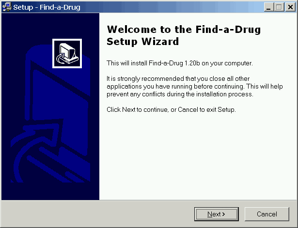 Datei:Find-a-Drug Installation 1.gif